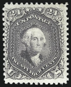 Sale 1040, Lot 1344, 1867-68 Grilled Issue (Scott 83-101)