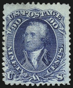 Sale 1040, Lot 1346, 1867-68 Grilled Issue (Scott 83-101)