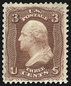 Sale 1040, Lot 1350, 1875 Re-Issue of 1861-66 Issue (Scott 102-111)