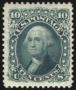 Sale 1040, Lot 1353, 1875 Re-Issue of 1861-66 Issue (Scott 102-111)