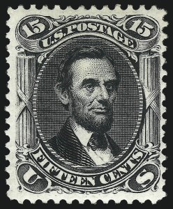 Sale 1040, Lot 1355, 1875 Re-Issue of 1861-66 Issue (Scott 102-111)