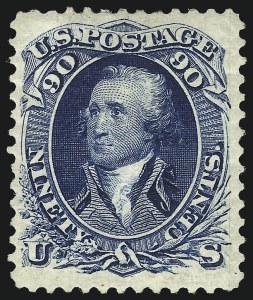 Sale 1040, Lot 1358, 1875 Re-Issue of 1861-66 Issue (Scott 102-111)