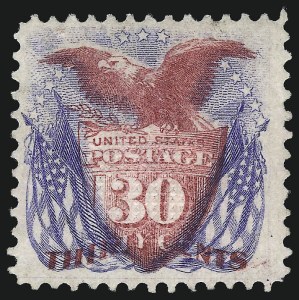 Sale 1040, Lot 1382, 1869 Pictorial Issue and 1875 Re-Issue (Scott 112-133a)