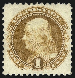 Sale 1040, Lot 1392, 1869 Pictorial Issue and 1875 Re-Issue (Scott 112-133a), 1c Buff, 1880 Re-Issue (133) Sale 1040, Lot 1392, 1869 Pictorial Issue and 1875 Re-Issue (Scott 112-133a)