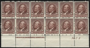 Sale 1040, Lot 1466, 1890-93 Issue (Scott 219D-229)