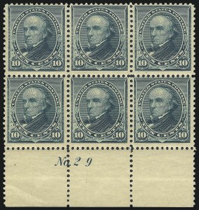 Sale 1040, Lot 1468, 1890-93 Issue (Scott 219D-229)