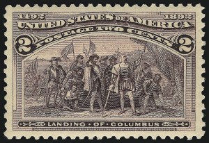 Sale Number 1040, Lot Number 1476, 1893 Columbian Issue, 1c thru 50c, Singles (Scott 230-240)