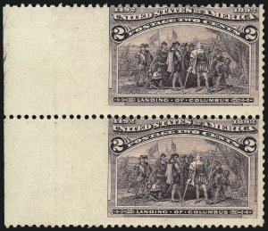 Sale 1040, Lot 1477, 1893 Columbian Issue, 1c thru 50c, Singles (Scott 230-240)