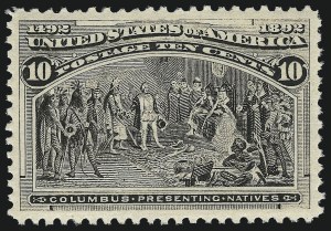 Sale Number 1040, Lot Number 1486, 1893 Columbian Issue, 1c thru 50c, Singles (Scott 230-240)