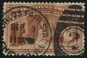 Sale Number 1040, Lot Number 1496, 1893 Columbian Issue, $1.00-$5.00, Singles (Scott 241-245)