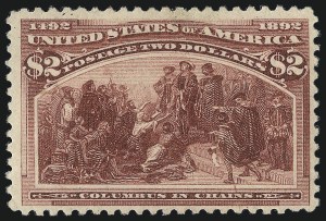 Sale 1040, Lot 1500, 1893 Columbian Issue, $1.00-$5.00, Singles (Scott 241-245)