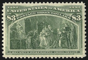 Sale Number 1040, Lot Number 1504, 1893 Columbian Issue, $1.00-$5.00, Singles (Scott 241-245)