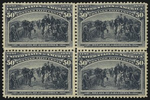 Sale 1040, Lot 1513, 1893 Columbian Issue, Multiples (Scott 230-240)