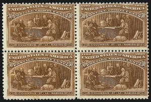Sale 1040, Lot 1514, 1893 Columbian Issue, Multiples (Scott 230-240)