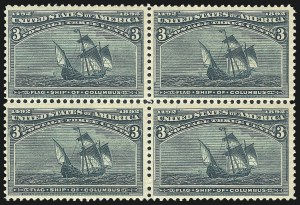 Sale 1040, Lot 1523, 1893 Columbian Issue, Multiples (Scott 230-240)