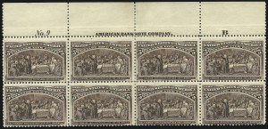 Sale 1040, Lot 1532, 1893 Columbian Issue, Multiples (Scott 230-240)