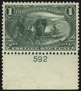 Sale Number 1040, Lot Number 1593, 1898 Trans-Mississippi Issue (Scott 285-293)