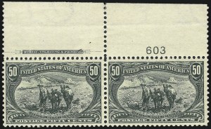 Sale 1040, Lot 1598, 1898 Trans-Mississippi Issue (Scott 285-293)