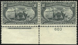 Sale 1040, Lot 1599, 1898 Trans-Mississippi Issue (Scott 285-293)