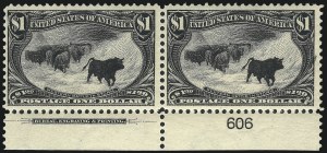Sale 1040, Lot 1603, 1898 Trans-Mississippi Issue (Scott 285-293)