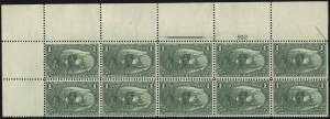 Sale 1040, Lot 1607, 1898 Trans-Mississippi Issue, Multiples (Scott 285-293)