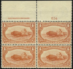 Sale 1040, Lot 1608, 1898 Trans-Mississippi Issue, Multiples (Scott 285-293)