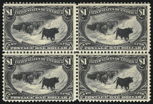 Sale 1040, Lot 1613, 1898 Trans-Mississippi Issue, Multiples (Scott 285-293)