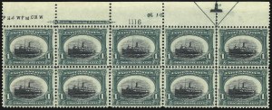 Sale 1040, Lot 1622, 1901 Pan-American Issue incl. Multiples (Scott 294-299)