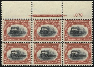Sale 1040, Lot 1625, 1901 Pan-American Issue incl. Multiples (Scott 294-299)