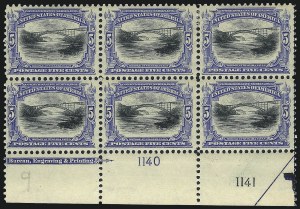 Sale 1040, Lot 1635, 1901 Pan-American Issue incl. Multiples (Scott 294-299)
