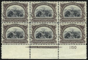 Sale 1040, Lot 1644, 1901 Pan-American Issue incl. Multiples (Scott 294-299)
