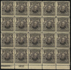 Sale 1040, Lot 1656, 1902-08 Issues (Scott 300-320)