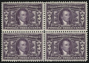 Sale 1040, Lot 1686, Louisiana Purchase and Jamestown Issues (Scott 323-330)