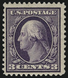 Sale 1040, Lot 1728, 1909 Bluish Paper Issue (Scott 357-366)
