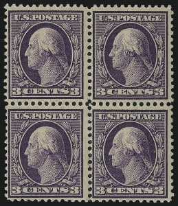 Sale 1040, Lot 1730, 1909 Bluish Paper Issue (Scott 357-366)