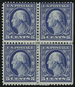 Sale 1040, Lot 1733, 1909 Bluish Paper Issue (Scott 357-366)
