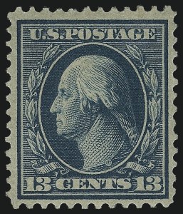 Sale 1040, Lot 1740, 1909 Bluish Paper Issue (Scott 357-366)