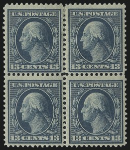 Sale 1040, Lot 1741, 1909 Bluish Paper Issue (Scott 357-366)
