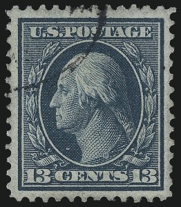 Sale 1040, Lot 1742, 1909 Bluish Paper Issue (Scott 357-366)