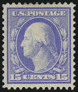 Sale 1040, Lot 1743, 1909 Bluish Paper Issue (Scott 357-366)