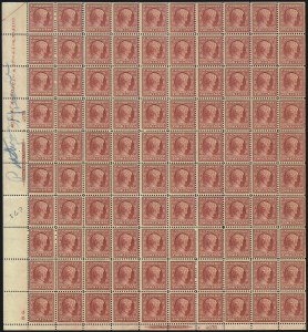 Sale 1040, Lot 1746, 1909-12 Issues (Scott 369-395)