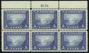 Sale 1040, Lot 1772, Panama-Pacific Issue (Scott 397-404)