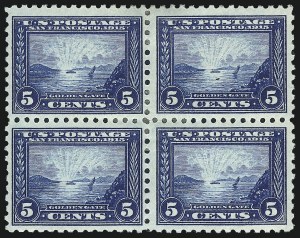 Sale 1040, Lot 1776, Panama-Pacific Issue (Scott 397-404)