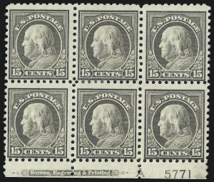 Sale 1040, Lot 1802, 1912-15 Issues (Scott 405-440)