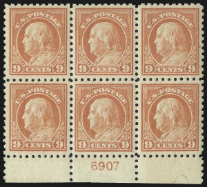 Sale 1040, Lot 1804, 1912-15 Issues (Scott 405-440)