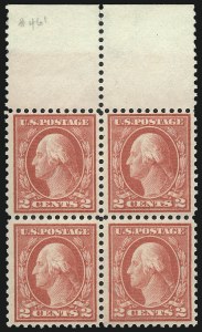 Sale 1040, Lot 1840, 1914-15 Issues (Scott 445-461)