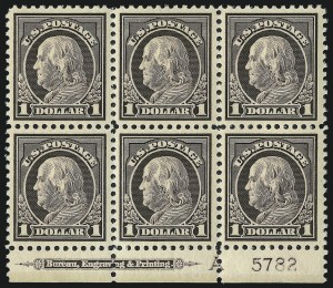 Sale 1040, Lot 1910, 1917-18 Issues (Scott 498-524)
