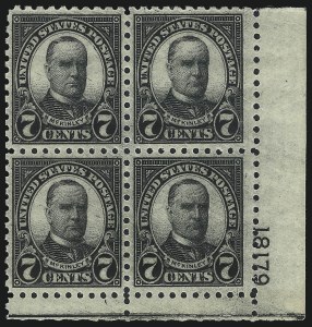 Sale 1040, Lot 1995, 1923-33 Issues (Scott 577-734a)