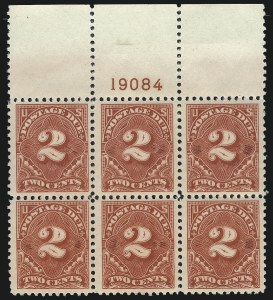 Sale 1040, Lot 2139, Postage Due (Scott J2-J96a)