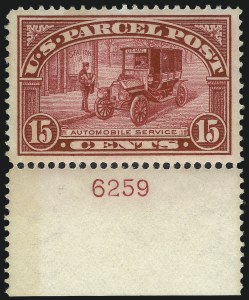 Sale Number 1040, Lot Number 2175, Newspapers and Periodicals, Parcel Post (Scott PR, Q, JQ)